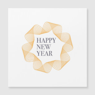 Elegant, simple design of "Happy New Year"