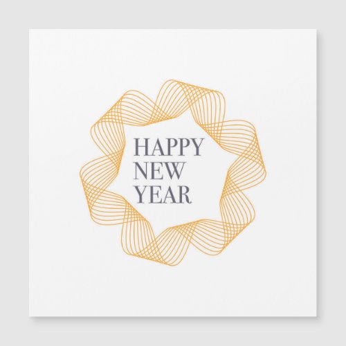 Elegant simple design of Happy New Year