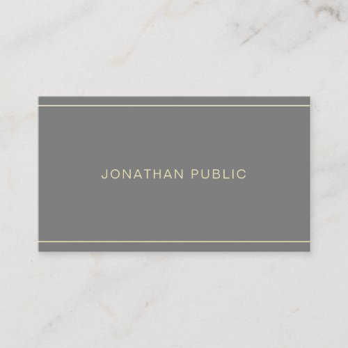 Elegant Simple Design Professional Template Modern Business Card