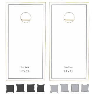 Elegant Simple family  Cornhole Set