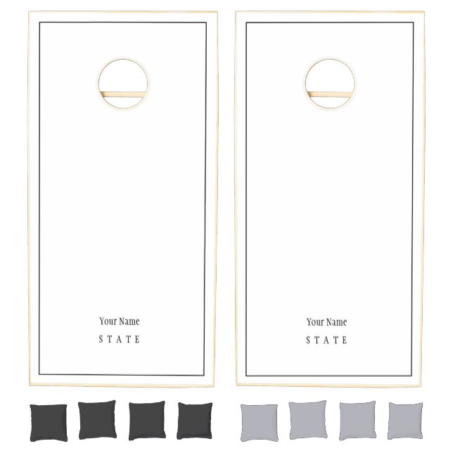Elegant Simple family  Cornhole Set (Set)