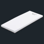 Elegant Simple From The Desk Of Writing Notepad<br><div class="desc">From the desk of notepad. Features name in complementary typography on a solid white background. Plenty of writing space for notes,  reminders and lists.</div>