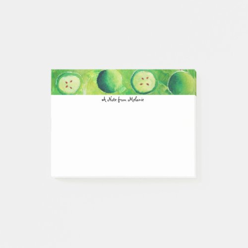 Elegant Simple Fruit Apples Personalized Post_it Notes