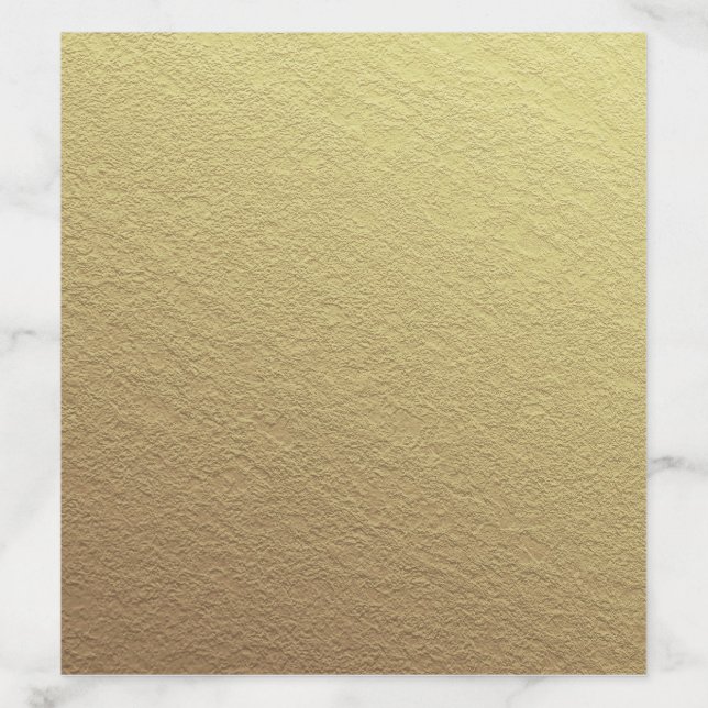 ELEGANT SIMPLE LUXE TEXTURED FAUX GOLD FOIL  ENVELOPE LINER (Design)