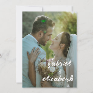 elegant & simple luxurious wedding invitation