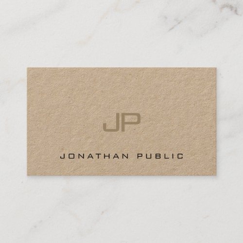 Elegant Simple Modern Design Artistic Plain Luxury Business Card
