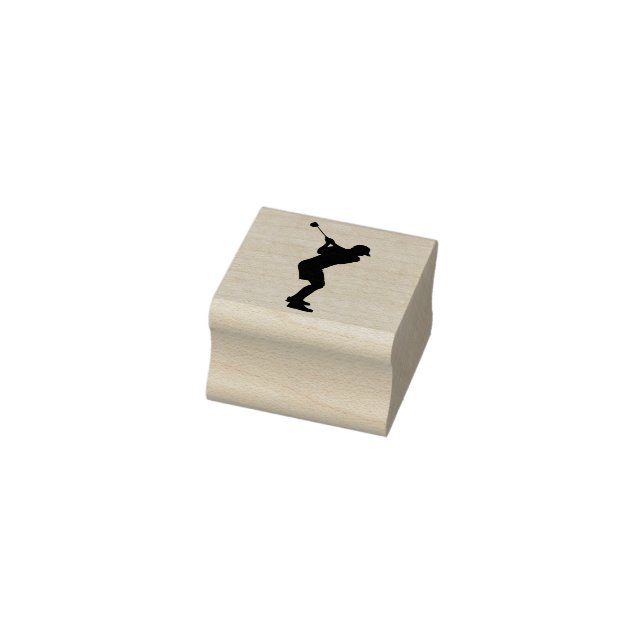     Elegant Simple Modern Golf Personal Stationery Rubber Stamp (Stamp)