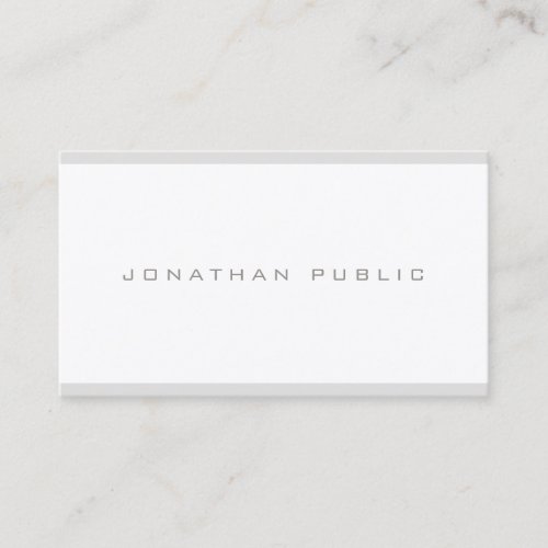 Elegant Simple Modern Minimalist Luxury Trendy Business Card