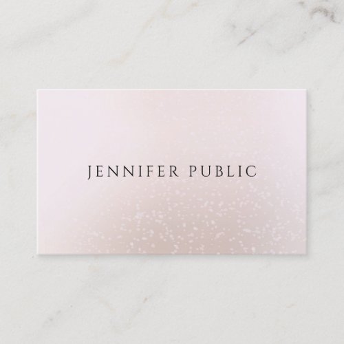 Elegant Simple Modern Professional Trendy Template Business Card