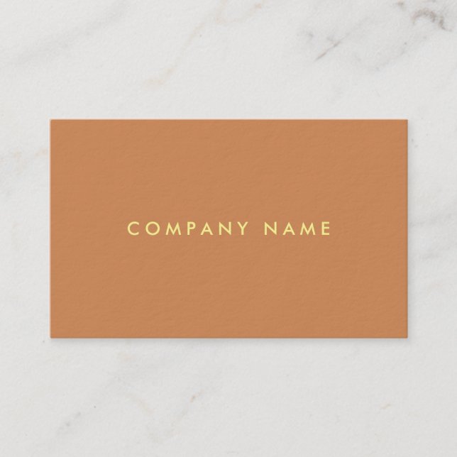 Elegant Simple Modern Trendy Colors Professional Business Card (Front)