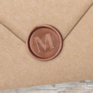Elegant Simple Monogram Custom Wax Seal Stamp