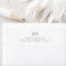 Elegant Simple Monogram Minimalist Return Address