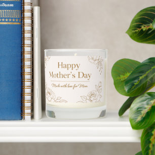 Elegant, simple Mother’s Day Candle Gift for Mom