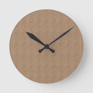 Elegant simple natural bamboo fiber Round Clock