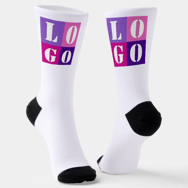 Elegant Simple Personalized Wedding Custom Idea  Socks (Angled)