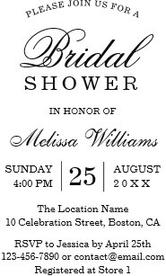 plain invitations zazzle