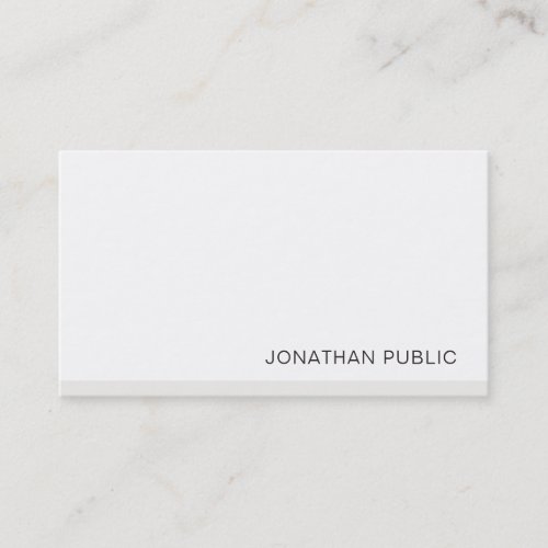Elegant Simple Professional Template Modern Chic Business Card
