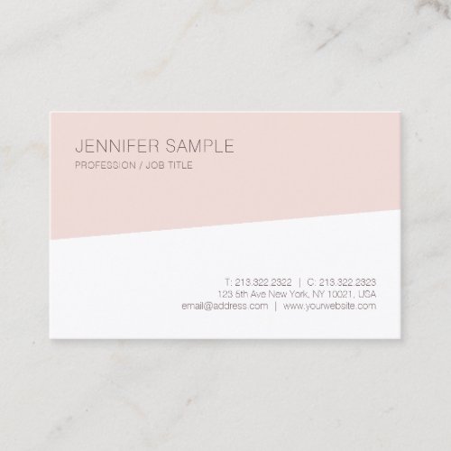 Elegant Simple Professional Trendy Template Modern Business Card