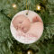 Elegant Simple Red Baby Photo My First Christmas