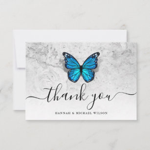 Butterfly in Blue Light - Thinking of You Postcard | Zazzle