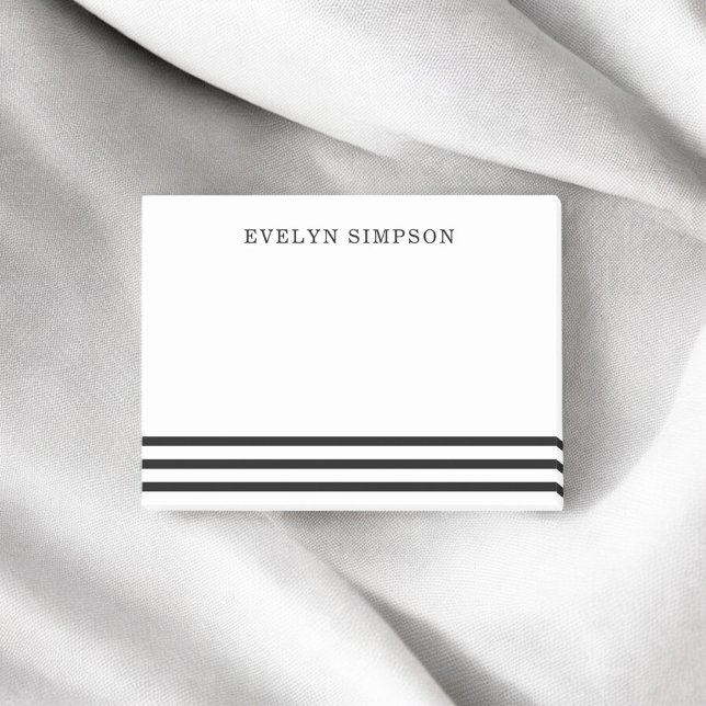 Elegant Simple Stripes Post-it Notes (Creator Uploaded)