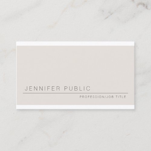 Elegant Simple Template Professional Modern Luxury Business Card