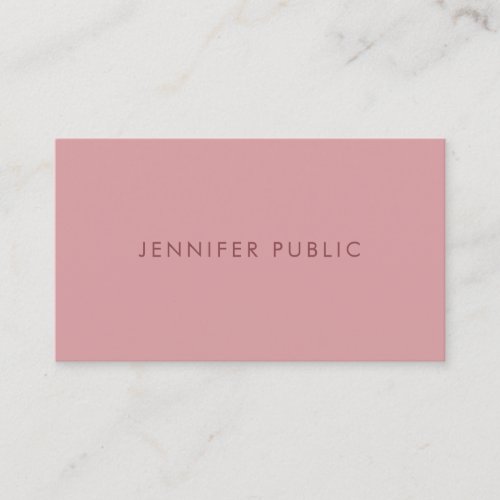 Elegant Simple Template Trend Color Harmony Modern Business Card