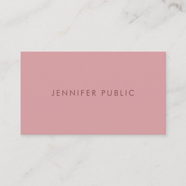 Elegant Simple Template Trend Color Harmony Modern Business Card (Front)