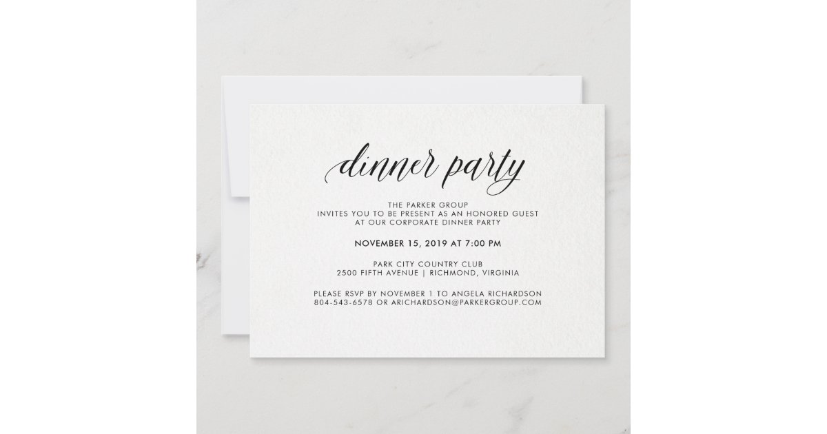 corporate invitations