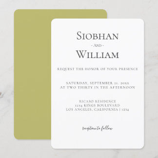 Elegant Simple Wedding