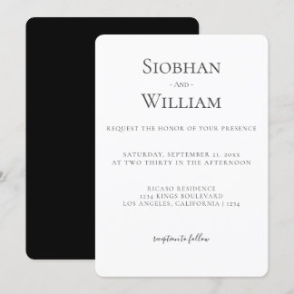 Elegant Simple Wedding