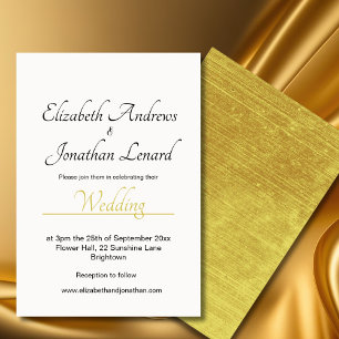 Elegant Simple Wedding Invitation