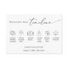 Elegant Simple Wedding Timeline