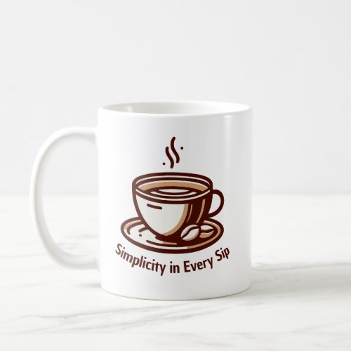 Elegant Sip _ Sophisticated Coffee Art Coffee Mug