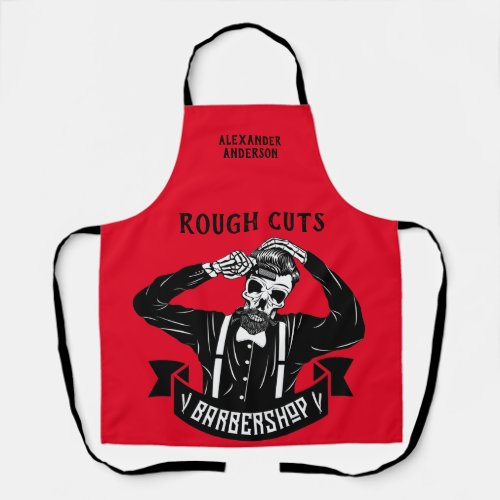 Elegant Skeleton Personalize Apron