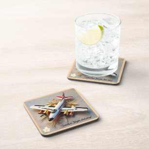 "Elegant Skies" Beverage Coaster