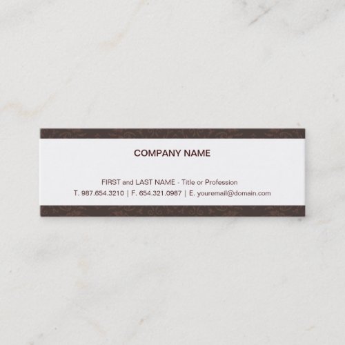 Elegant Skinny Card Business Card Templates