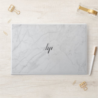 Elegant sky Blue Marble Laptop skin
