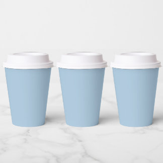 Elegant Sky blue Paper Cups