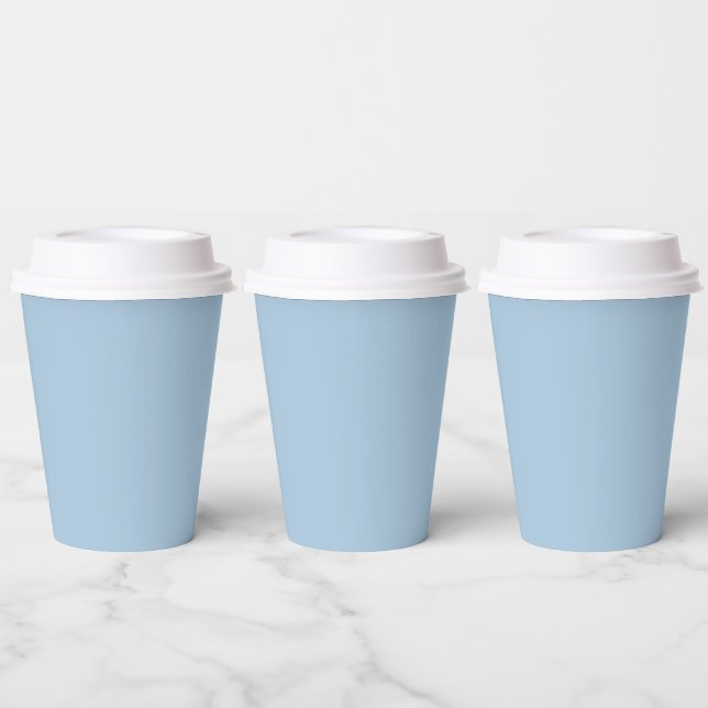 Elegant Sky blue  Paper Cups (Multi)