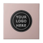 Elegant & Sleek Black QR Code Ceramic Tile<br><div class="desc">This design is accessible to all. Feel free to customize the logo,  images,  tStylish Black QR Code Design | Elegant Brandext,  and colors according to your preferences. Thank you very much.</div>