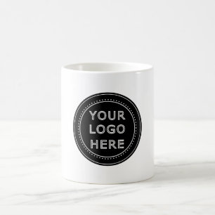 Elegant & Sleek Black QR Code Color Morph Mug