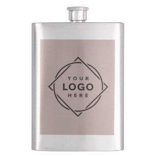 Elegant & Sleek Black QR Code Flask