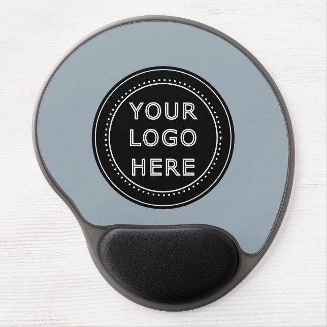 Elegant & Sleek Black QR Code Gel Mouse Pad (Front)