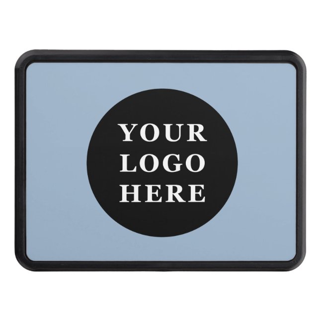 Elegant & Sleek Black QR Code Hitch Cover (Front)