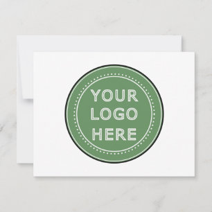 Elegant & Sleek Black QR Code Holiday Card
