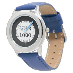 Elegant & Sleek Black QR Code Logo Design Watch
