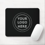 Elegant & Sleek Black QR Code Mouse Pad<br><div class="desc">This design is accessible to all. Feel free to customize the logo,  images,  tStylish Black QR Code Design | Elegant Brandext,  and colors according to your preferences. Thank you very much.</div>