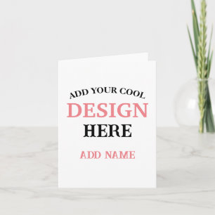 Elegant & Sleek Black QR Code Note Card