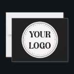 Elegant & Sleek Black QR Code Save The Date<br><div class="desc">This design is accessible to all. Feel free to customize the logo,  images,  tStylish Black QR Code Design | Elegant Brandext,  and colors according to your preferences. Thank you very much.</div>